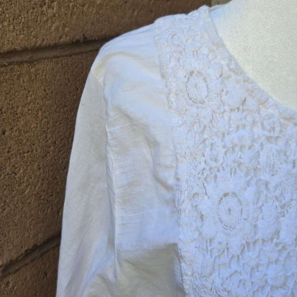 Ravel White Eyelet Cotton Tunic Dress - Picture 2 of 9
